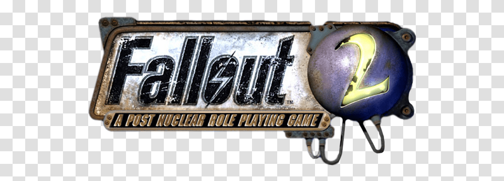 Fallout 2 Logo Fallout 2 Logo, Symbol, Trademark, Word, Emblem Transparent Png