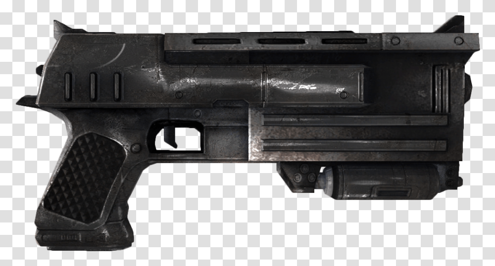 Fallout 3 10mm Pistol, Gun, Weapon, Weaponry, Handgun Transparent Png