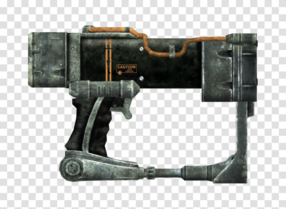 Fallout 3 Laser Pistol, Gun, Machine, Tool, Power Drill Transparent Png