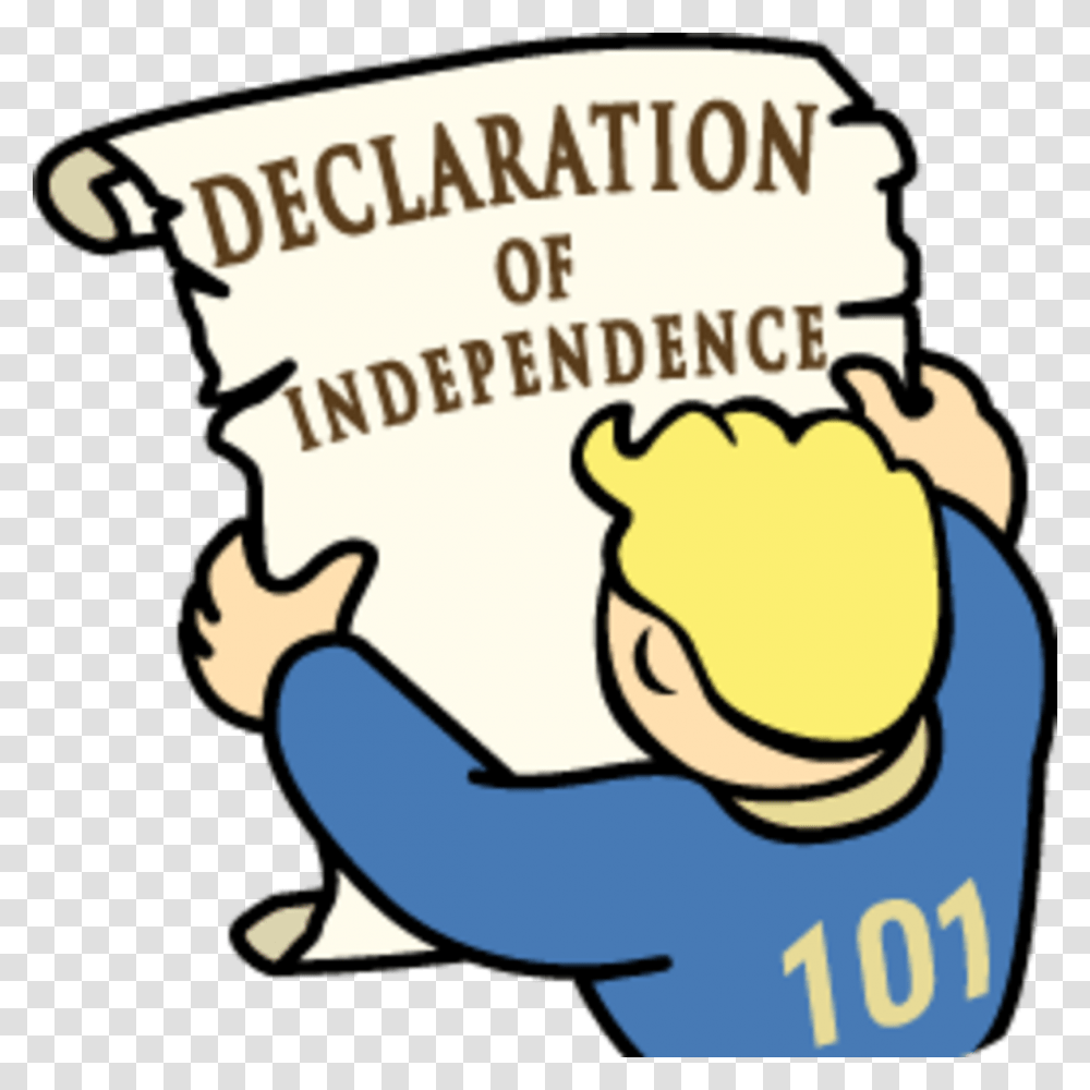 Fallout 3 Stealing Independence Clipart Download Declaration Of Independence Clipart, Poster, Advertisement, Food Transparent Png