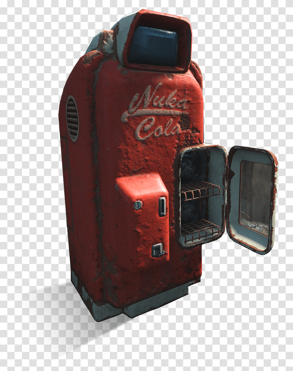 Fallout 4 Default Nuka Cola Machine, Mailbox, Electronics, Arcade Game Machine, Cylinder Transparent Png