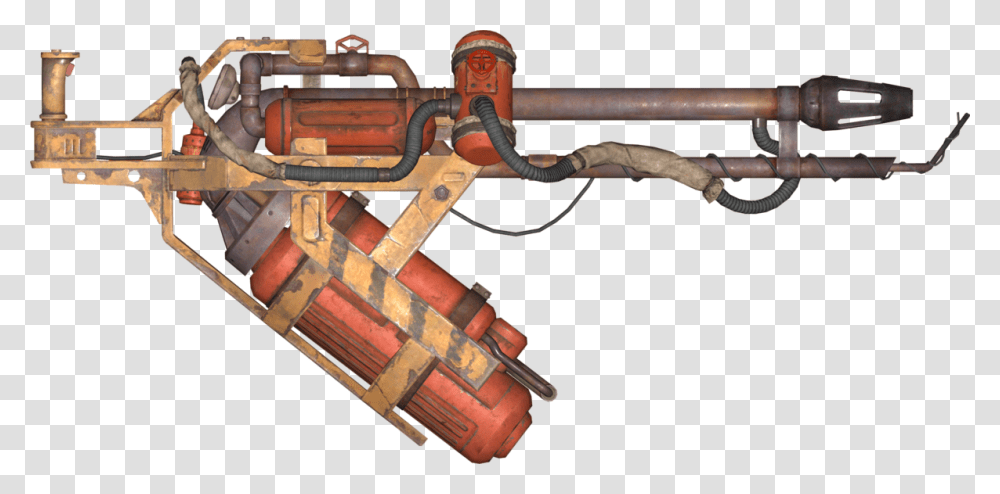 Fallout 4 Flamethrower Flamer Fuel Fallout, Gun, Weapon, Weaponry, Bomb Transparent Png
