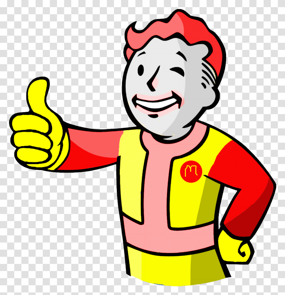 Fallout 4 Guy Download Fall Out Thank You, Thumbs Up, Finger, Performer Transparent Png