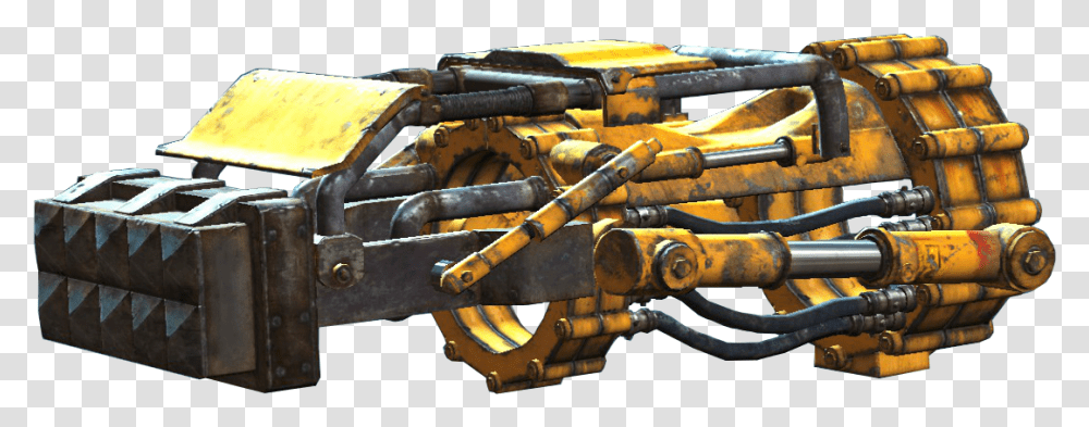 Fallout 4 Power Fist, Gun, Weapon, Machine, Transportation Transparent Png