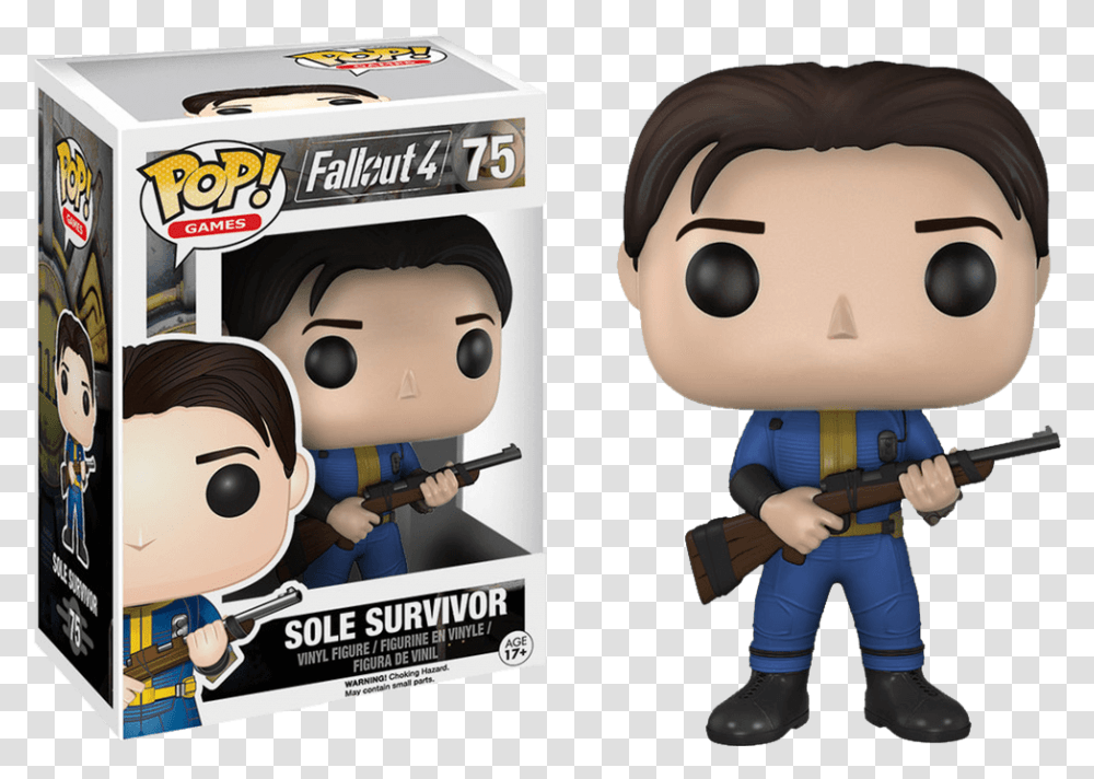 Fallout 4 Sole Survivor Pop Funko Fallout, Person, Human, People, Toy Transparent Png