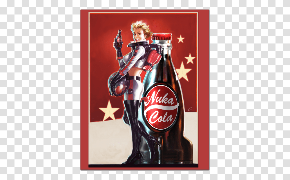 Fallout 4 Stone Slab Nuka Cola Portrait Nuka Cola Zap That Thirst, Beverage, Drink, Coke, Coca Transparent Png