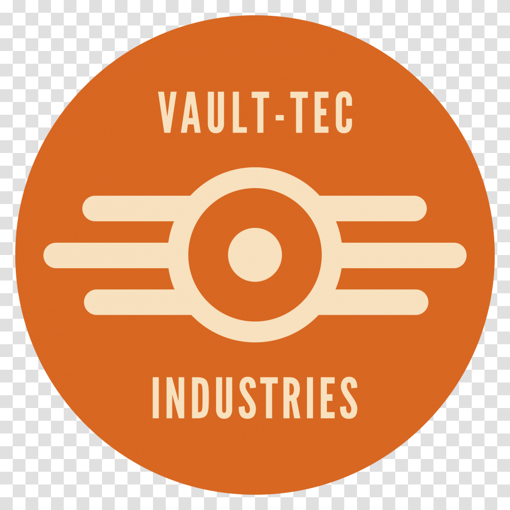 Fallout 4 Vault Sign Download Travail Distance Logo, Label, Disk, Dvd Transparent Png