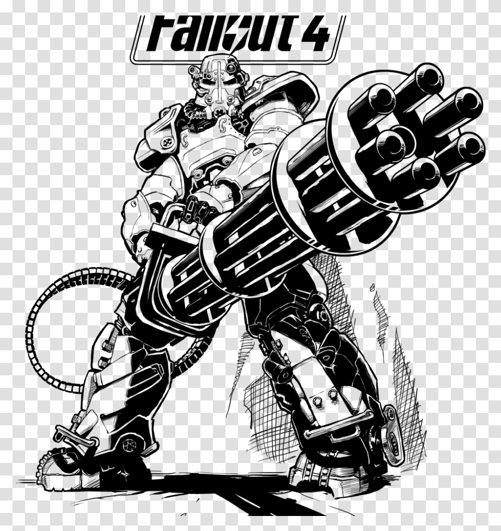 Fallout 76 Coloring Pages Hd Download Download Fallout Game Boy, Nature, Outdoors, Night, Astronomy Transparent Png