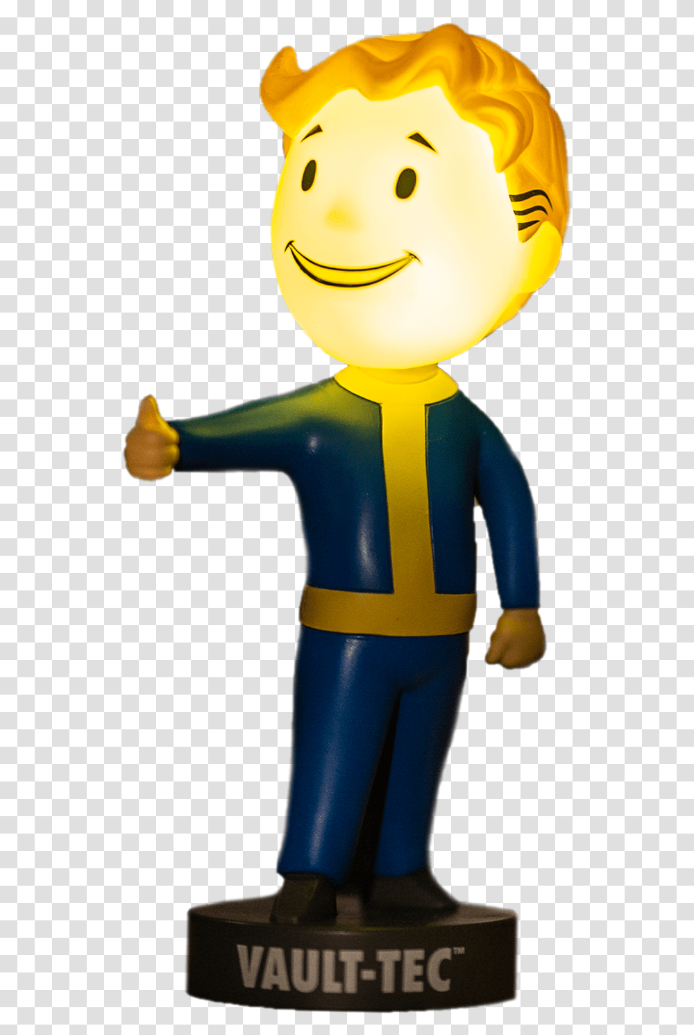 Fallout 76 Light Up Vault Boy Tv Movie Vault Boy Lampe, Toy, Figurine, Inflatable, Screen Transparent Png