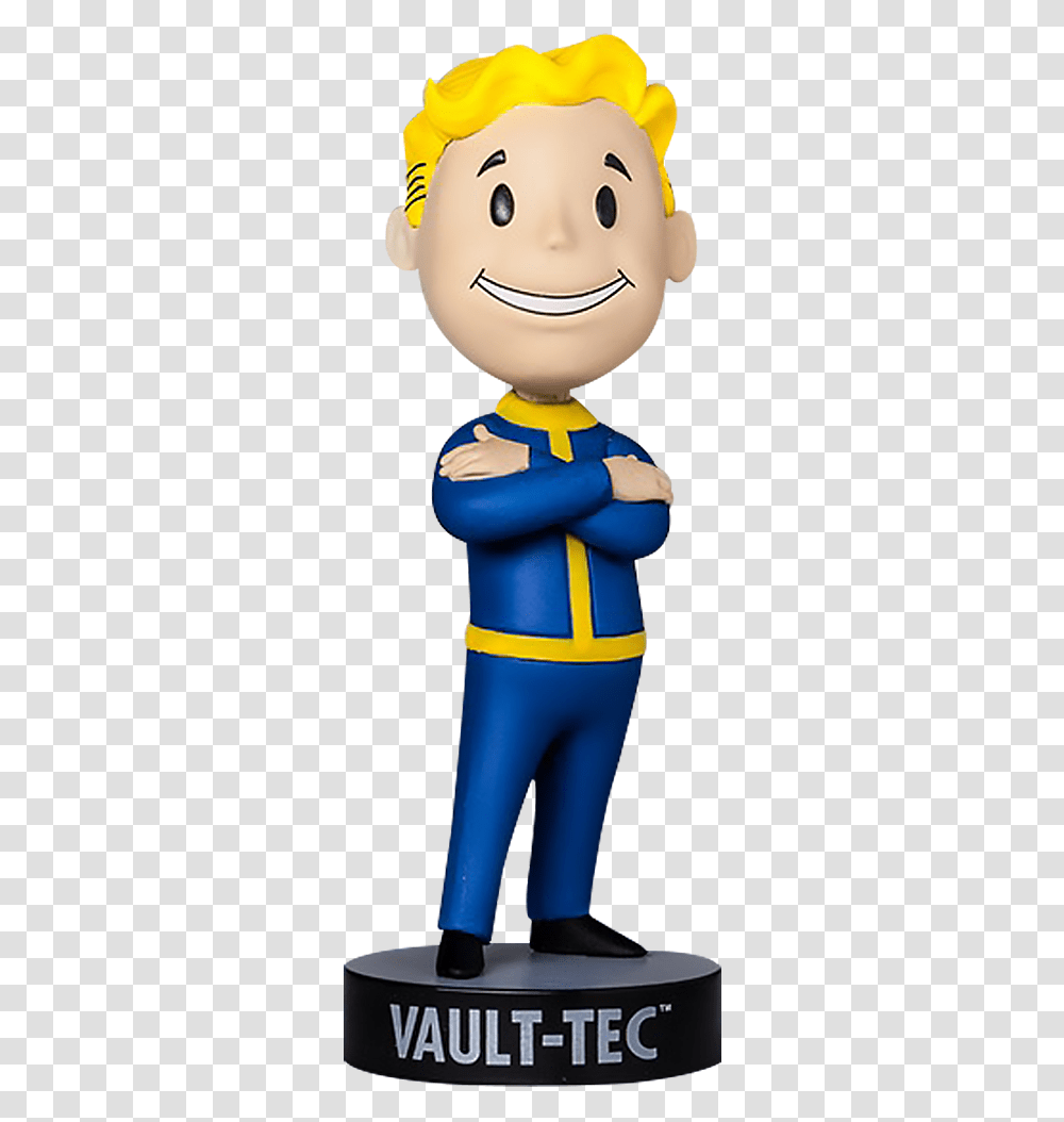 Fallout Arms Crossed Vault Boy 111 Bobblehead Fallout, Figurine, Costume, Toy, Person Transparent Png