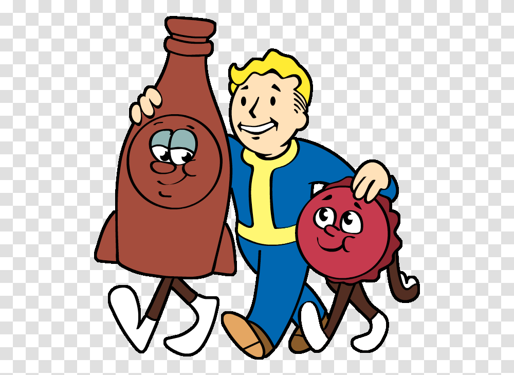 Fallout Cappy And Bottle, Food, Poster, Advertisement, Bowling Transparent Png