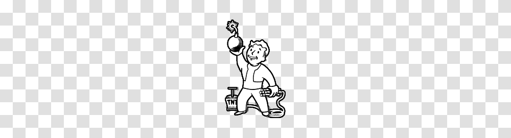 Fallout Clipart Black And White, Person, Sport, People, Team Sport Transparent Png