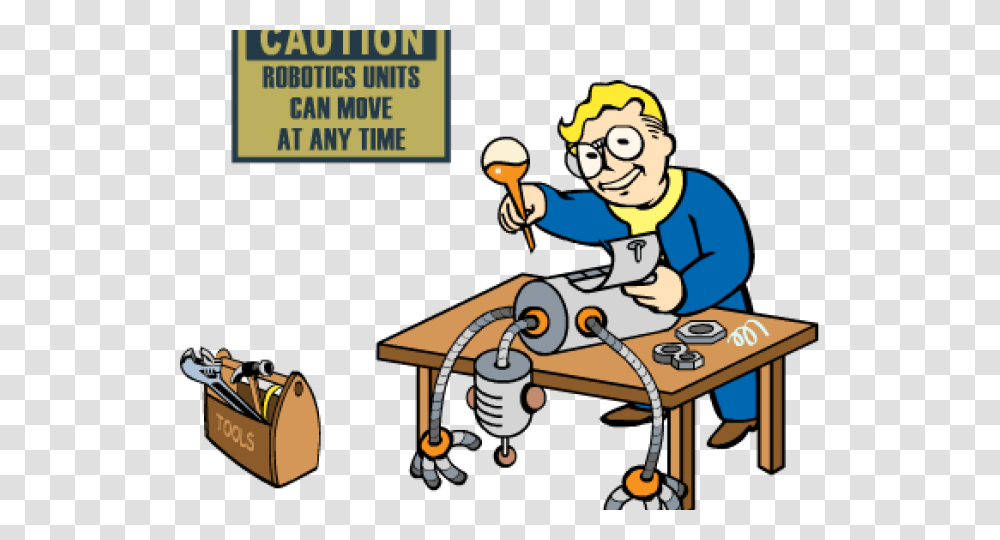 Fallout Clipart Perk Art Fallout 4 Perk Robotics Expert, Person, Human, Game, Video Gaming Transparent Png