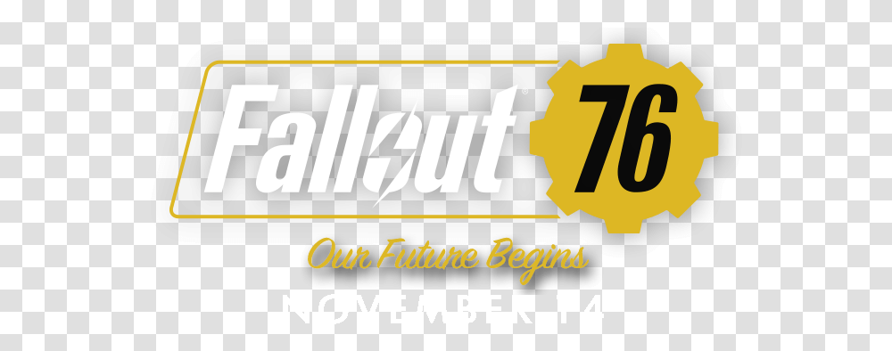 Fallout Fallout 76 Logo, Text, Alphabet, Number, Symbol Transparent Png
