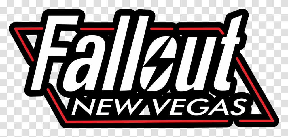 Fallout Falloutnewvegas Logo Videogame Fallout New Vegas Logo, Text, Word, Label, Alphabet Transparent Png