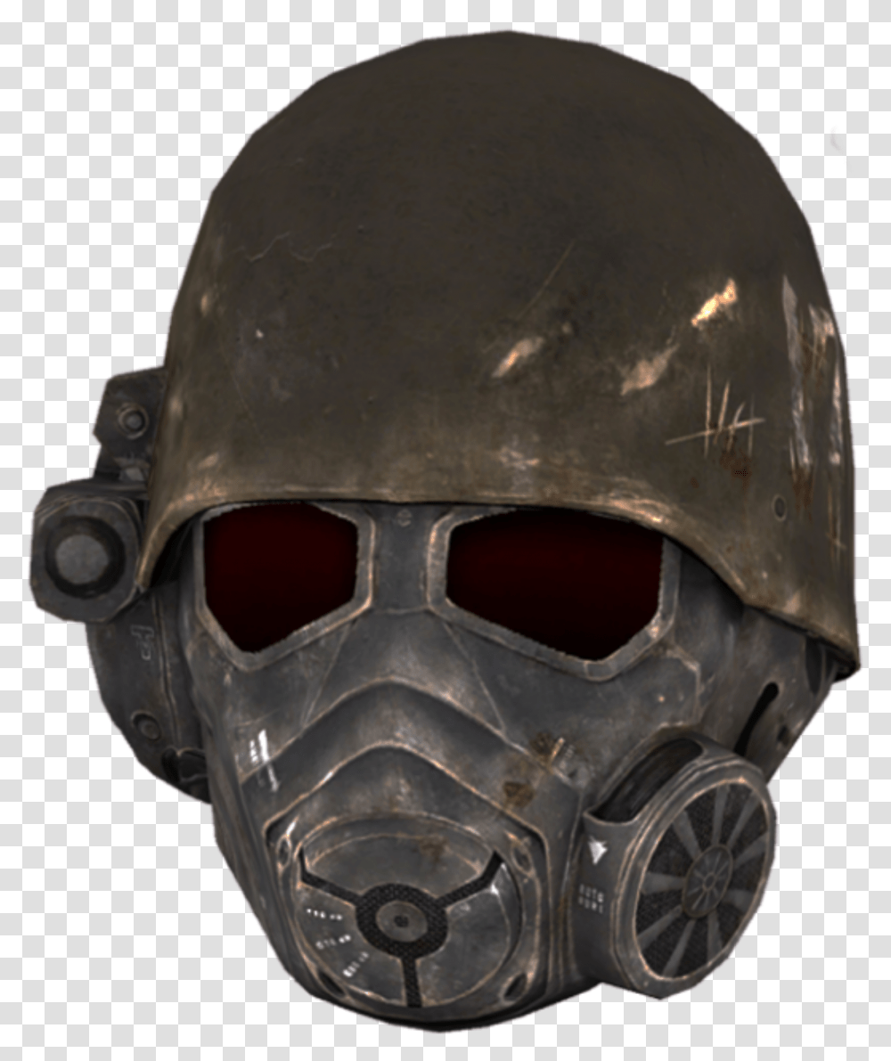 Fallout Falloutnewvegas Ncr Ranger Helmet Mask Fallout New Vegas Combat Helmet, Apparel, Crash Helmet, Sunglasses Transparent Png