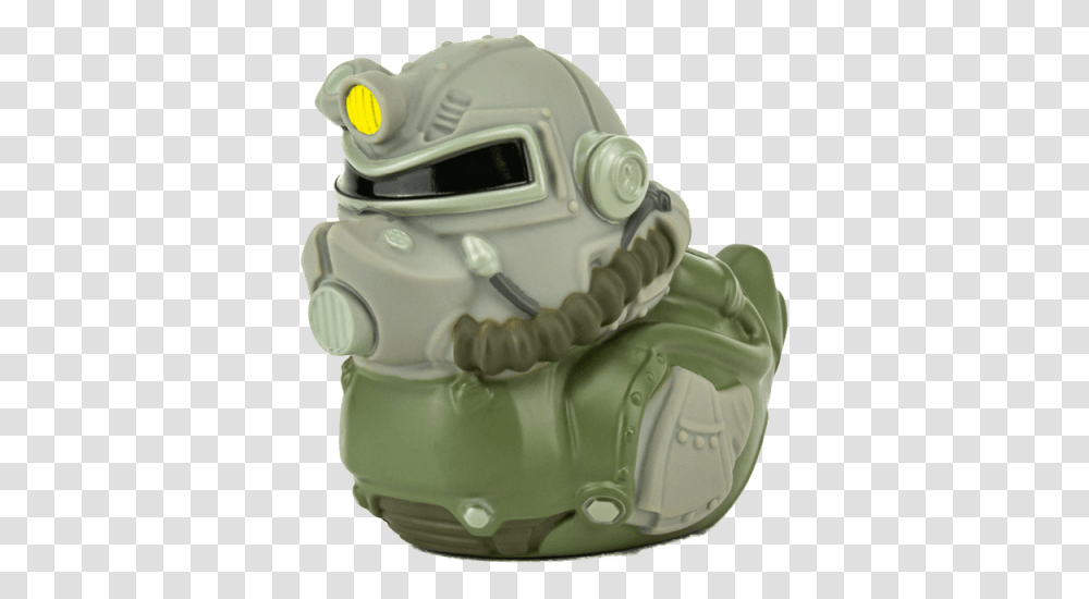 Fallout Figure T 51b Power Armor Tubbz Tubbz Ducks Fallout, Cake, Dessert, Food, Helmet Transparent Png