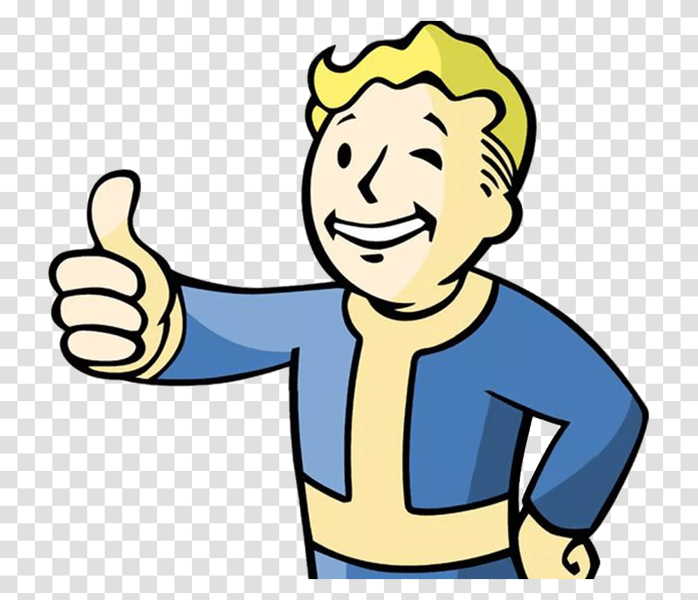 Fallout, Game, Thumbs Up, Finger, Hand Transparent Png