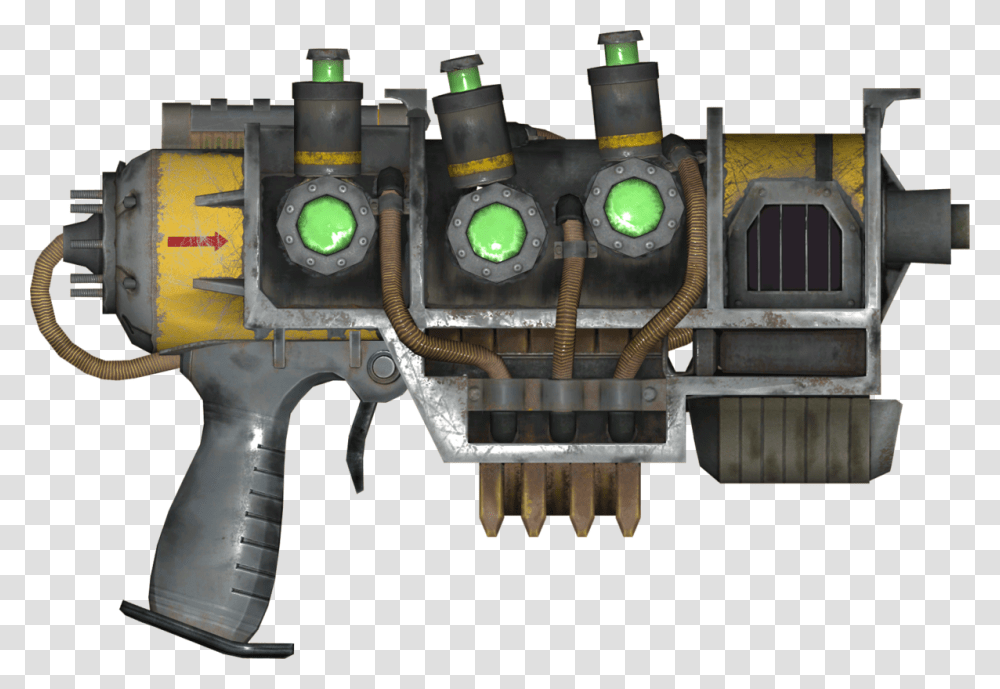 Fallout Gun, Weapon, Weaponry, Light, Machine Transparent Png