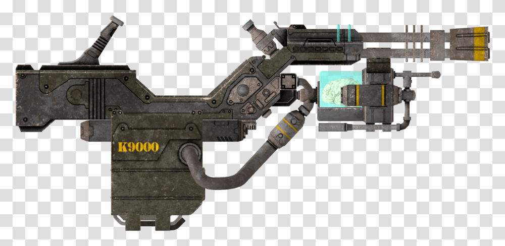 Fallout, Gun, Weapon, Weaponry, Robot Transparent Png