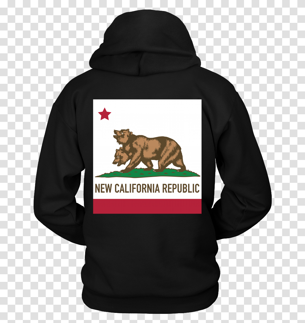 Fallout Inspired New California Flag Back Design Funny Fishing Hoodies, Clothing, Sweatshirt, Sweater, Long Sleeve Transparent Png