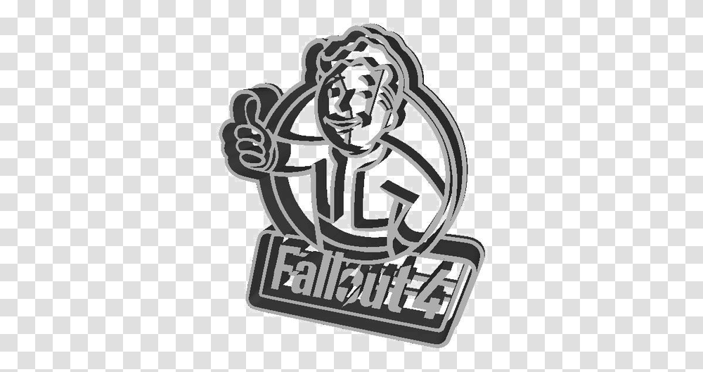 Fallout Logo Download Image Illustration, Anchor, Hook, Symbol, Emblem Transparent Png