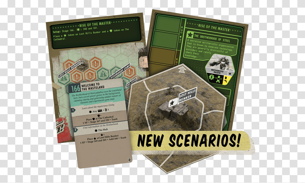Fallout New California Board Game Scenarios, Poster, Advertisement, Flyer, Paper Transparent Png
