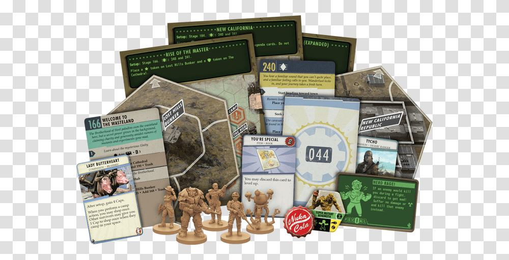 Fallout New California Cards Fallout New California Ffg, Person, Human, Poster, Advertisement Transparent Png