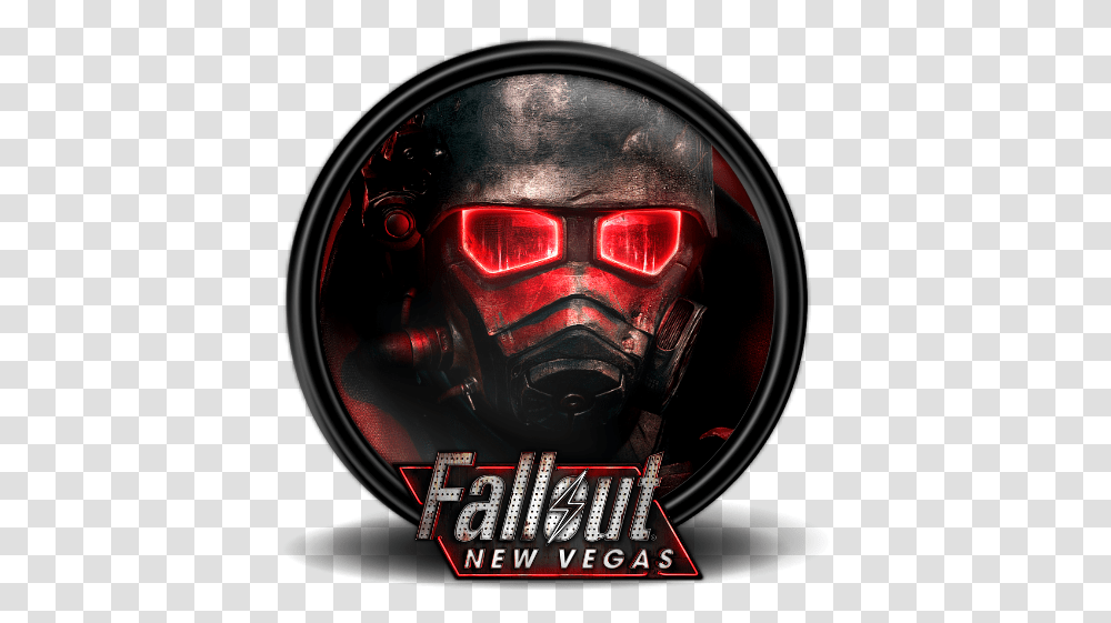 Fallout New Vegas 2 Icon Fallout New Vegas Cover, Helmet, Clothing, Poster, Advertisement Transparent Png