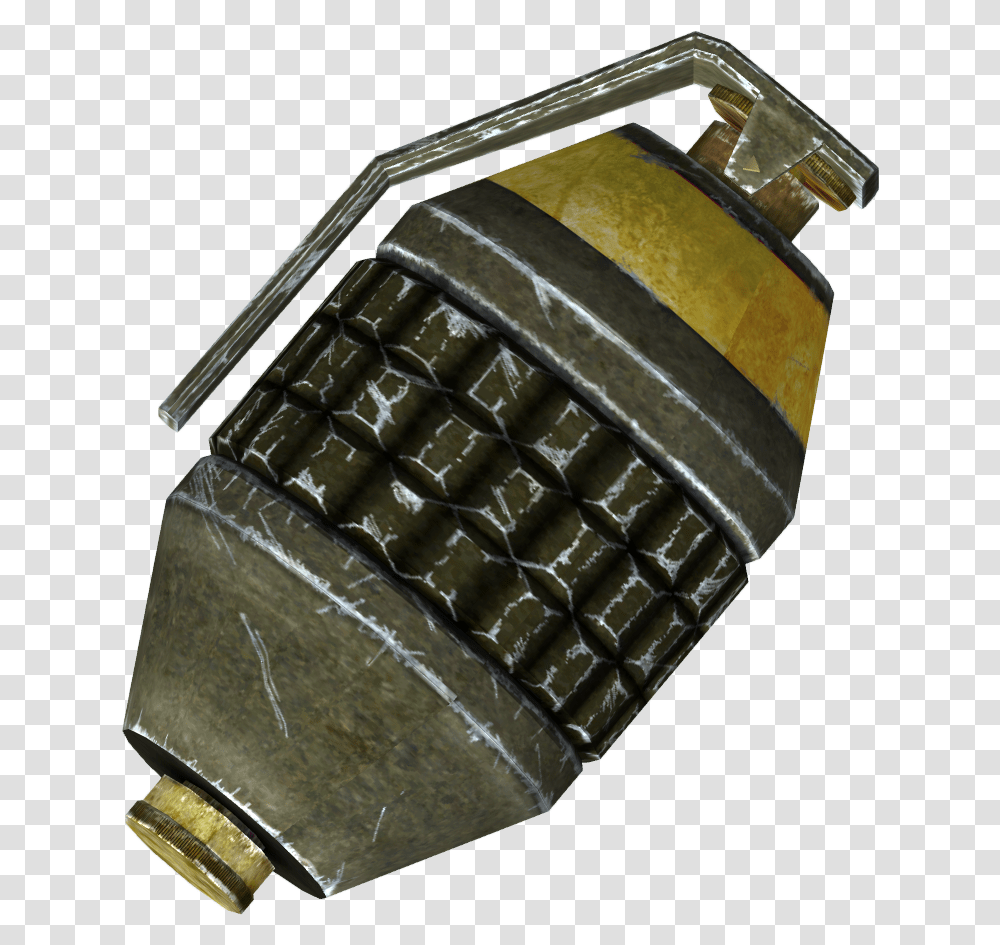 Fallout New Vegas Frag Grenade Fallout 3 Grenade, Bomb, Weapon, Weaponry, Appliance Transparent Png