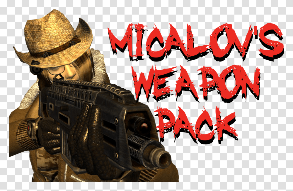 Fallout New Vegas Mods Western, Hat, Clothing, Apparel, Gun Transparent Png