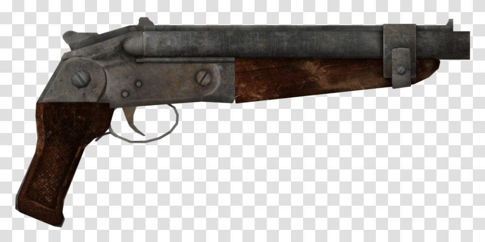 Fallout New Vegas Sawed Off Shotgun, Weapon, Weaponry, Rifle Transparent Png