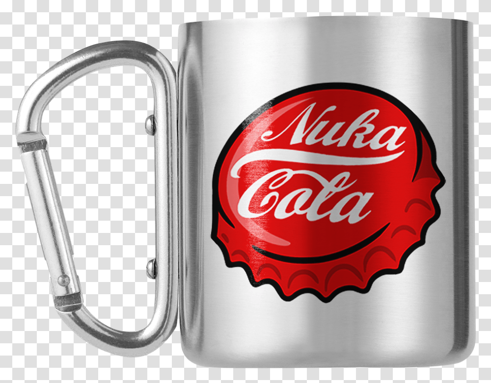 Fallout Nuka Cola Carabiner Mug Fallout Bottle Cap, Soda, Beverage, Drink, Coke Transparent Png