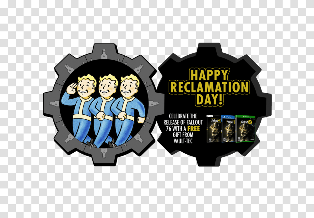 Fallout On Twitter Happy Reclamation Day, Flyer, Poster, Paper, Advertisement Transparent Png