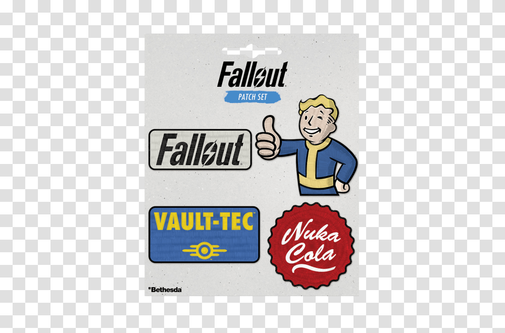 Fallout Patch Set Other Accessories The Official Bethesda, Poster, Advertisement, Hand Transparent Png