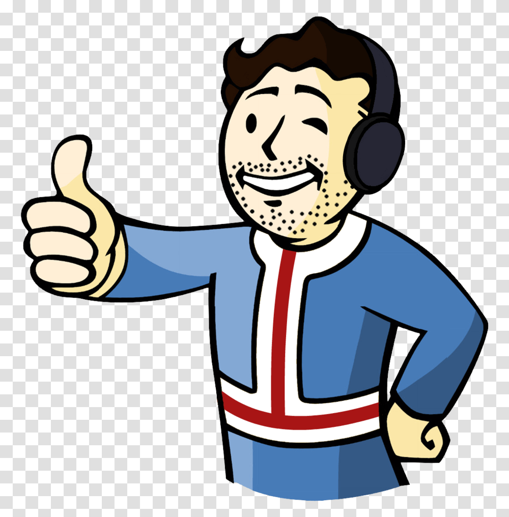 Fallout Pip Boy, Thumbs Up, Finger Transparent Png