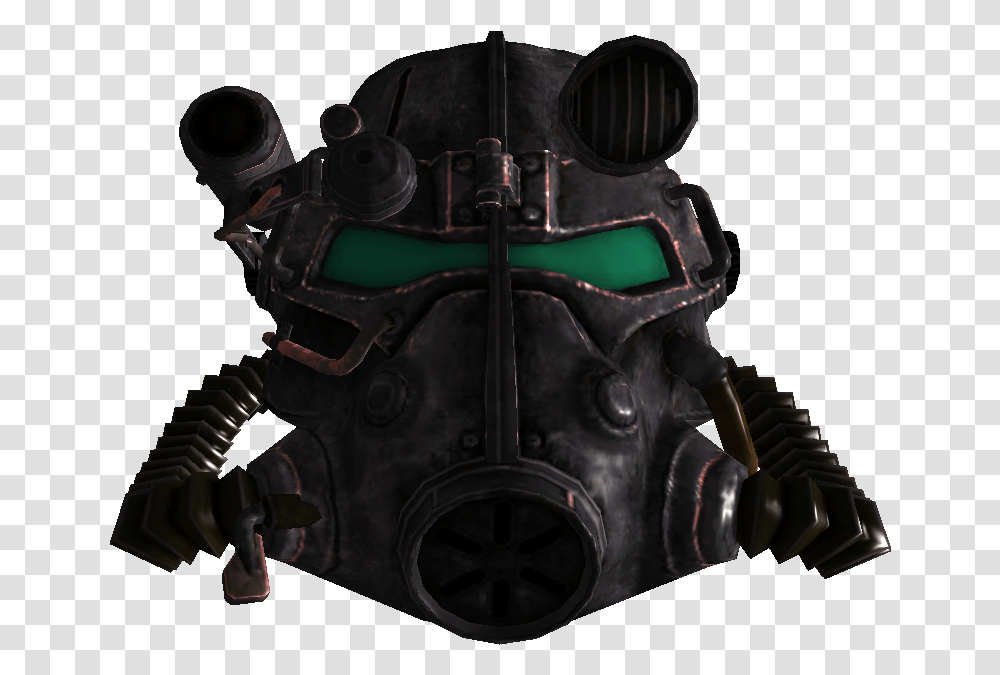 Fallout Power Armor Helmet, Machine, Gun, Weapon, Weaponry Transparent Png