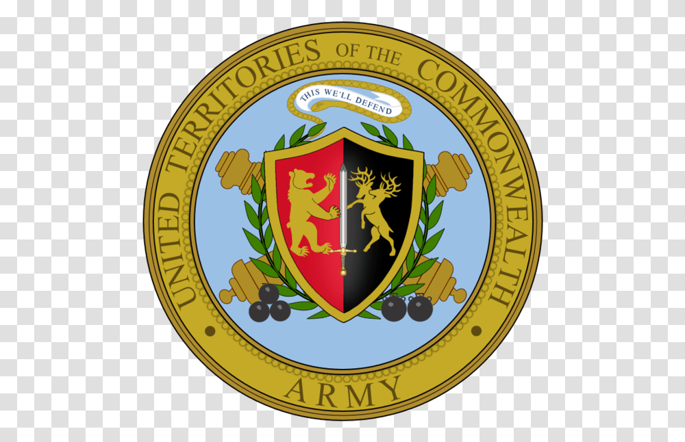 Fallout Seal Of The United States Army, Logo, Trademark, Emblem Transparent Png