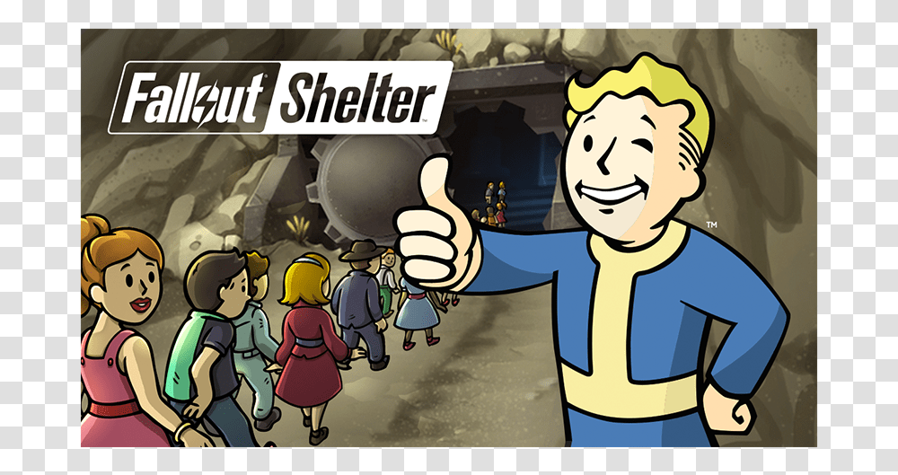 Fallout Shelter, Hand, Poster, Advertisement, Thumbs Up Transparent Png