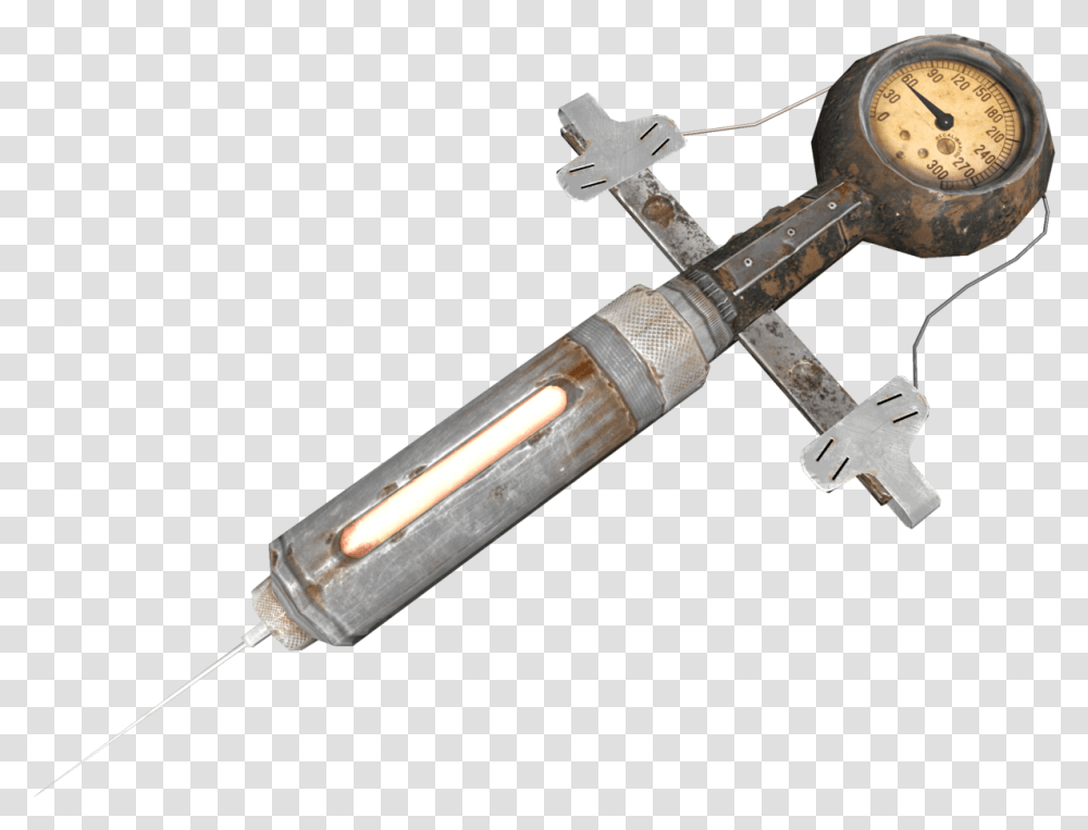 Fallout Stimpak, Hammer, Tool, Injection, Clock Tower Transparent Png