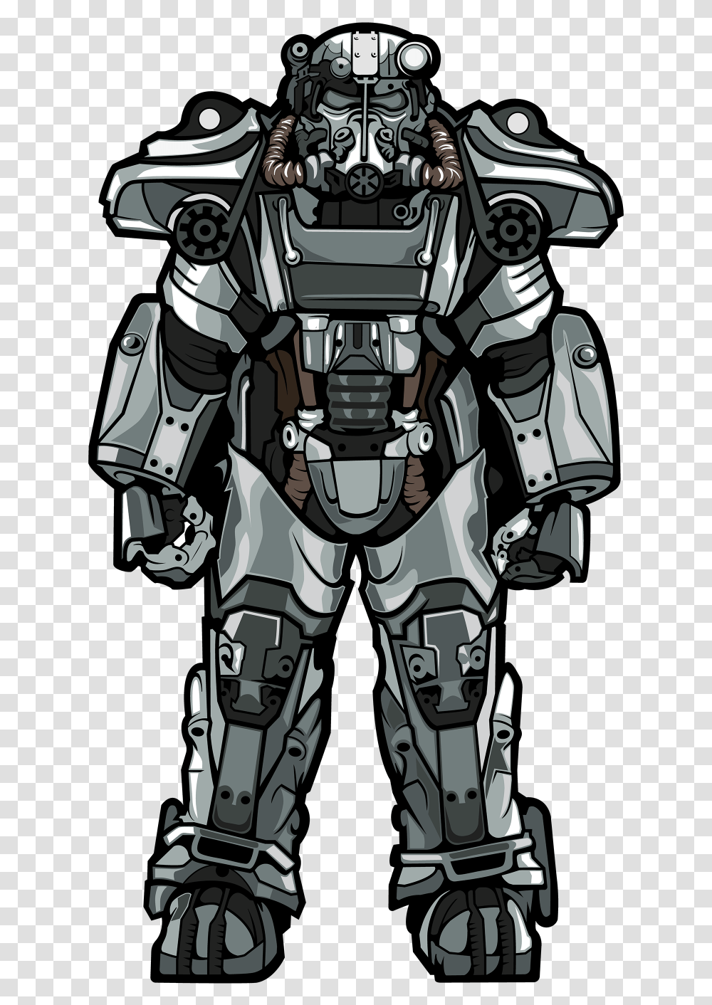 Fallout T 60 Power Armor, Knight, Robot, Indoors, Room Transparent Png