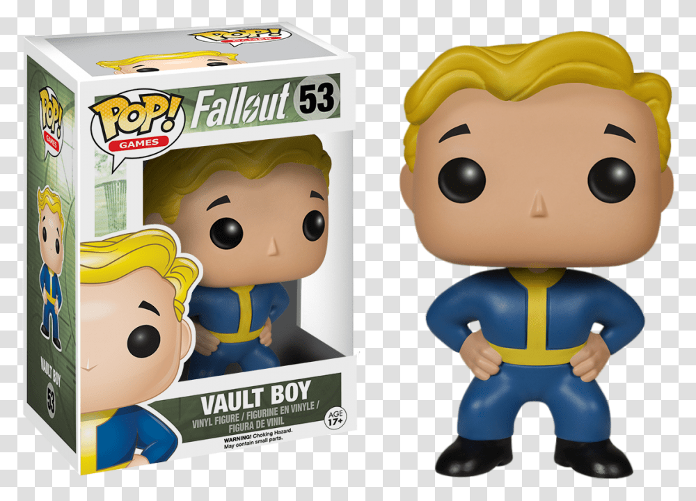 Fallout Vault Boy Pop, Toy, Doll, Plush, Figurine Transparent Png