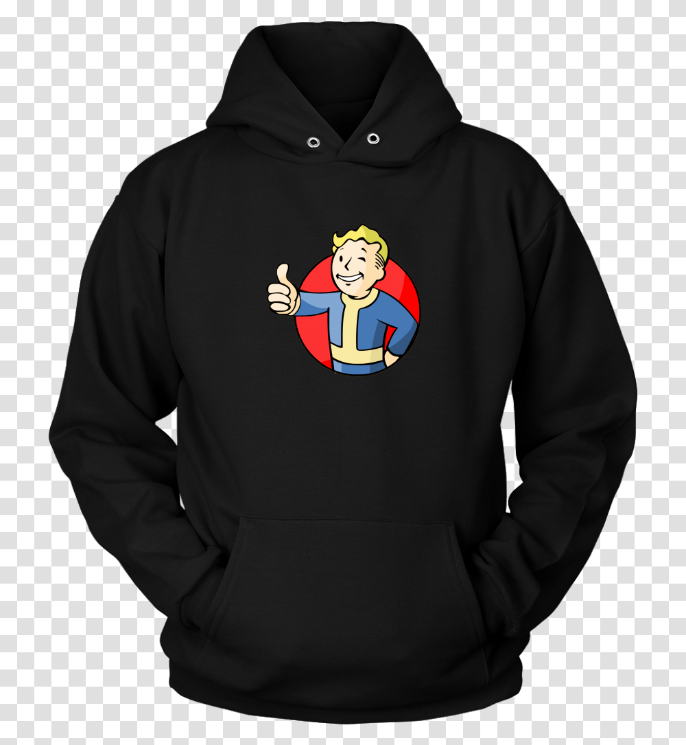 Fallout Vault Boy Thumbs Up Hoodie Thrasher Hoodie, Apparel, Sweatshirt, Sweater Transparent Png