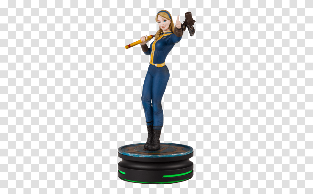 Fallout Vault Girl Modern Icon Statue, Person, Female, Woman Transparent Png