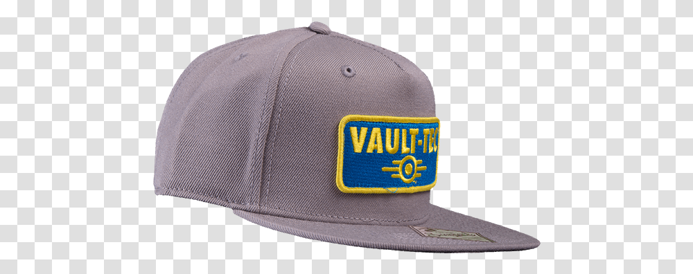 Fallout Vaulttec Flat Brim Cap Baseball Cap, Clothing, Apparel, Hat Transparent Png