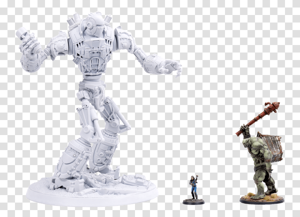 Fallout Wasteland Warfare Liberty Prime, Person, Human, Robot, Figurine Transparent Png