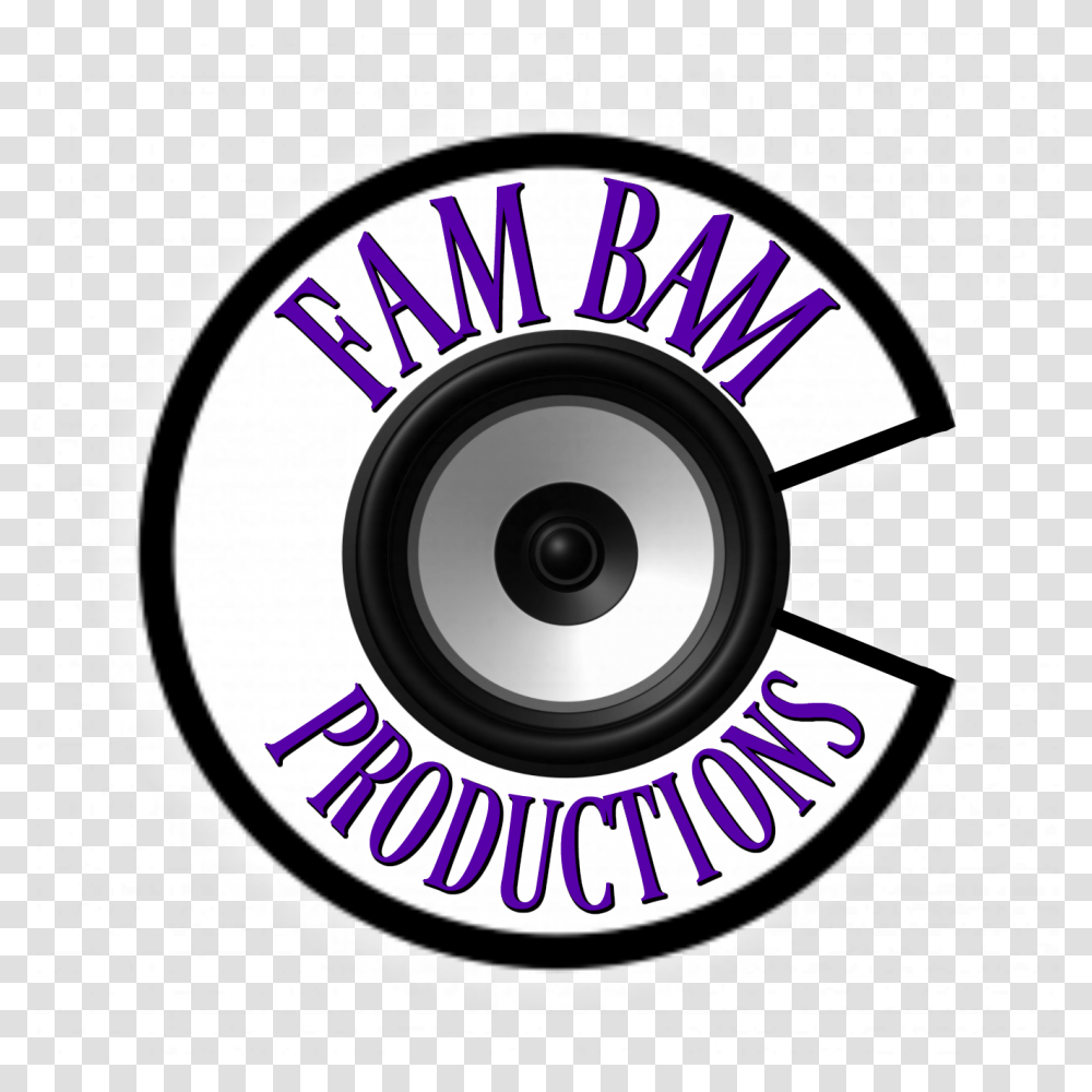 Fam Bam Productions Circle, Electronics, Speaker, Audio Speaker, Camera Lens Transparent Png