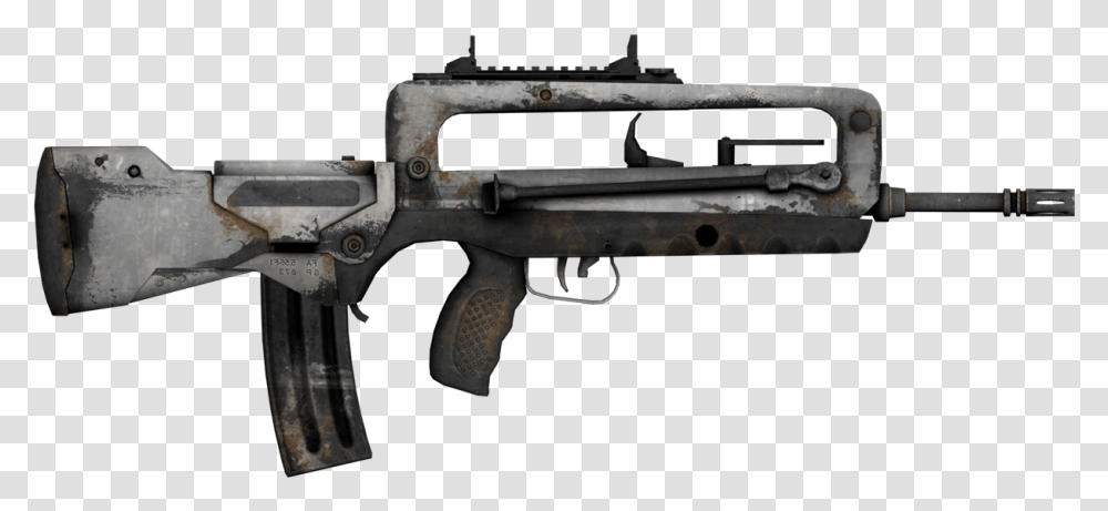 Famas, Gun, Weapon, Weaponry, Armory Transparent Png