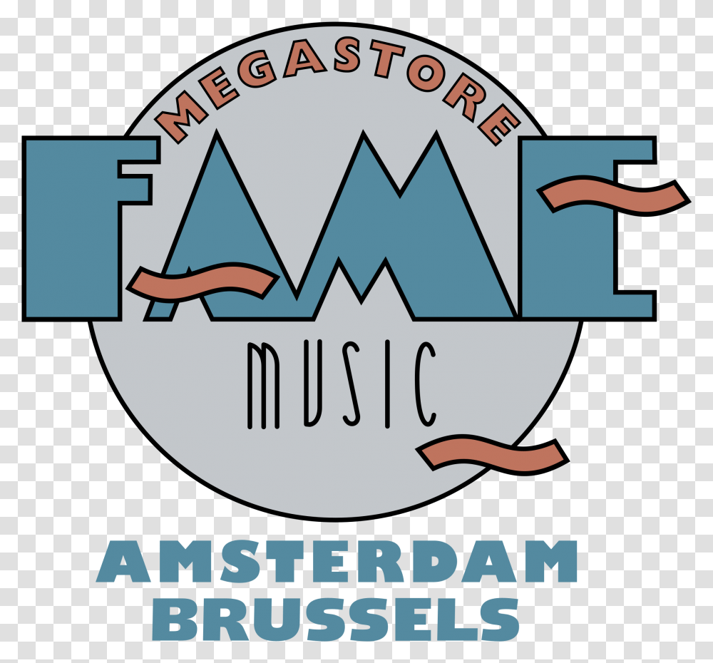 Fame Music Megastore Logo Poster, Advertisement, Flyer, Paper, Brochure Transparent Png