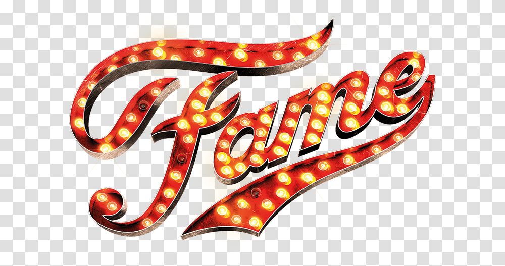 Fame Picture Fame The Musical Logo, Word, Light, Lighting, Crowd Transparent Png